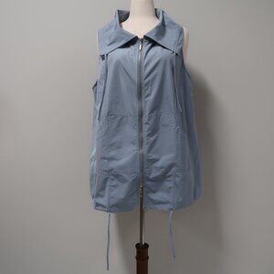 WynneLayers Everywhere Drawstring Vest Faded Blue XL
